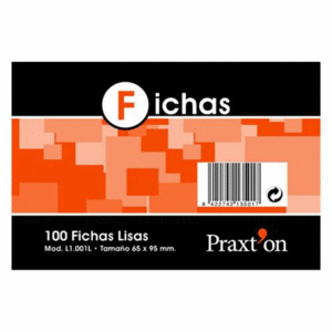 FICHAS LISAS 65 X 95 01L