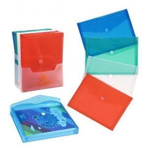 CARPETA DOSSIER CON BROCHE VELCRO FOLIO EXTENSIBLE CRISTAL CARCHIVO