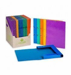CARPETA FOLIO SOLAPA DE CARTON MORADA CARCHIVO