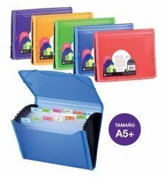 CARPETA CLASIFICADORA A5 13 DEPARTAMENTOS NARANJA CARCHIVO