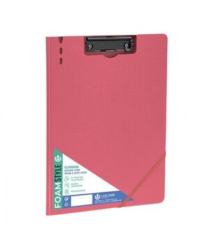 CARPETA CON PINZA FOAM STYLE ROJO