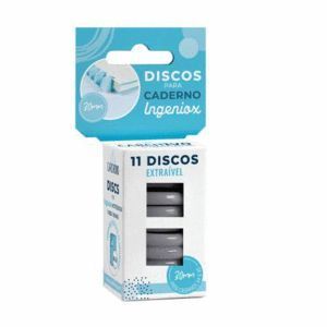 DISCOS CARCHIVO INGENIOX PVC GRIS ESTUCHE 11UD