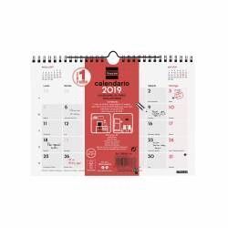 CALENDARIO PARED MIXTO 59X43 XL