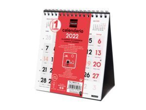 CALENDARIO 2022 FINOCAM SOBREMESA NUMEROS GRANDES XS