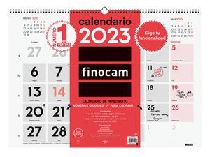 CALENDARIO FINOCAM 2023 NEUTRO PARED MIXTO XL