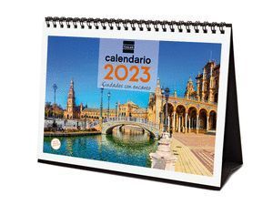 CALENDARIO FINOCAM 2023 IMAGENES SOBREMESA ESCRIBIR MES VISTA CIUDAD