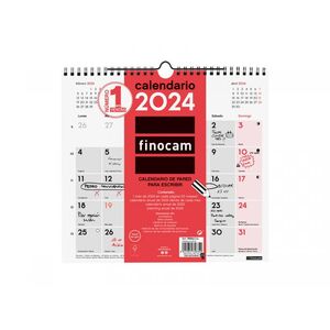 CALENDARIO DE PARED 2024 M ESCRIBIR FINOCAM