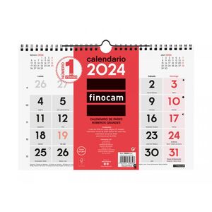 CALENDARIO DE PARED 2024 M NÚMEROS GRANDES FINOCAM