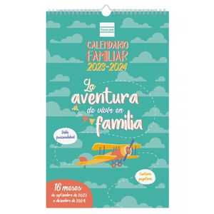 CALENDARIO DE PARED FINOCAM 16 MESES 2023/2024 AVENTURA