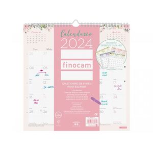 CALENDARIO DE PARED 2024 30X30 ESCRIBIR DESIGN FINOCAM