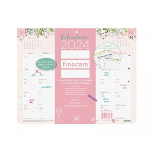 CALENDARIO PARED CON IMAN 2024 25X20 ESCRIBIR FINOCAM