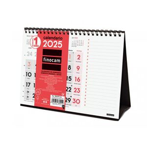 CALENDARIO SOBREMESA 2025 NUMEROS GRANDES + NOTAS S FINOCAM