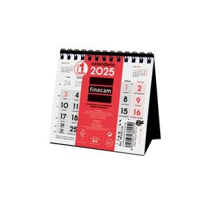 CALENDARIO SOBREMESA 2025 NUMEROS GRANDES XXS FINOCAM