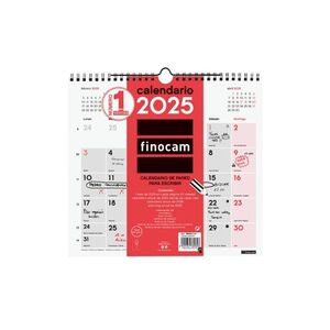 CALENDARIO DE PARED 2025 M ESCRIBIR FINOCAM