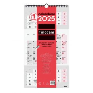 CALENDARIO DE PARED 2025 ESCRIBIR 3 MESES VISTA FINOCAM