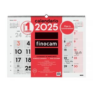 CALENDARIO DE PARED 2025 MIXTO XL FINOCAM