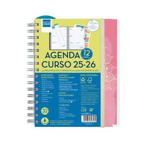 AGENDA FINOCAM 2025/2026 DOCENTE 4º PERSONALIZABLE SVH MANDALA