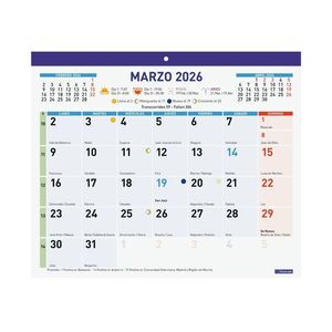 FALDILLA CALENDARIO 2026 ESCRIBIR F43 30X24,7