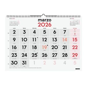 CALENDARIO 2026 PARED NUMEROS GRANDES L