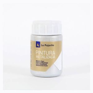 PINTURA METALIZADA 35ML BLANCO NACAR LA PAJARITA