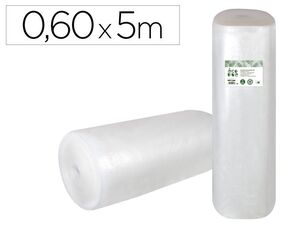 BOBINA BURBUJA LIDERPAPEL ECOUSE 0.60X5M 30% DE PLASTICO RECICLADO.