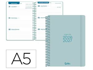 AGENDA ESCOLAR 2026/2027 A5 SV MENTA LIDERPAPEL