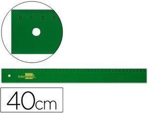 REGLA 40 CM LIDERPAPEL