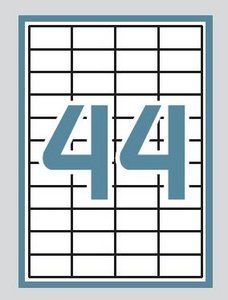 ETIQUETA ADHESIVA 23 UNIDADES 48,5X25