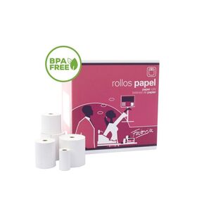 ROLLO TERMICO SPRINTJET SIN FENOL 57X48 PAQUETE 10 UNIDADES