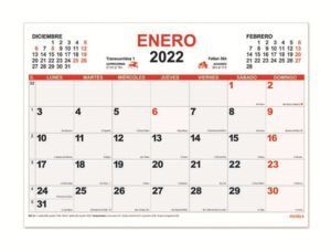 PLANNING CLASICO MENSUAL 2022 43X31CM MYRGA