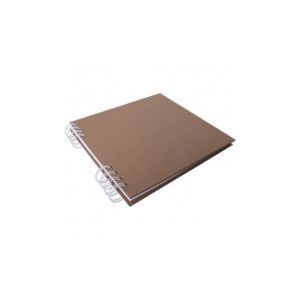 ALBUM KRAFT 21X20CM CON WIRE-O BLANCO DM