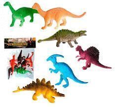 BOLSA 6 DINOSAURIOS 11CM