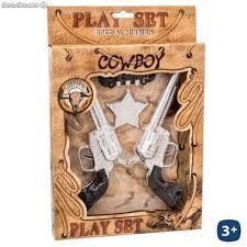 SET 2 PISTOLAS DE VAQUERO Y ACCESORIOS