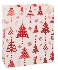 BOLSA PAPEL NAVIDAD ROJA