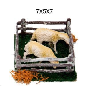CORRAL CON CORDEROS