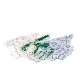 PLANTILLA MAPA ESPAÑA GRANDE BLISTER 3 UNIDADES SURTIDOS