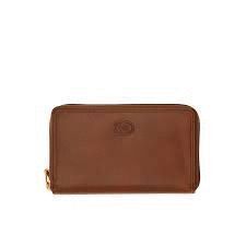 BILLETERA MONEDERO 18X10 PIEL MARRON