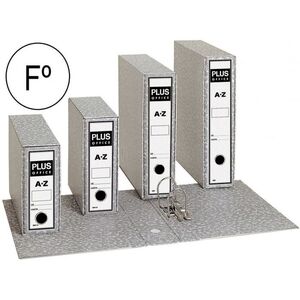 ARCHIVADOR AZ FOLIO GRIS PLUS OFFICE