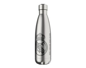 BOTELLA TÉRMICA 550ML ACERO INOX REAL MADRID