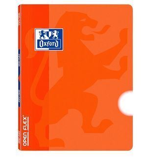 CUADERNO LISO A4 GRAPADO PVC OXFORD 48H NARANJA