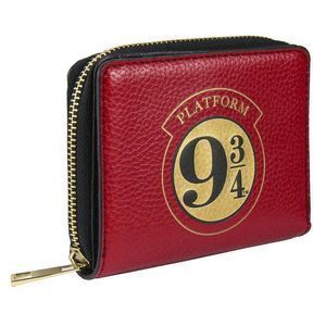 CARTERA TARJETERO HARRY POTTER ROJA