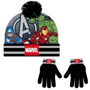 CONJUNTO GORRO GUANTES AVENGERS