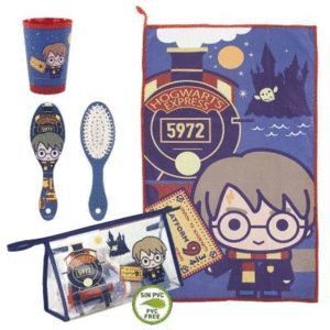 NECESER ASEO VIAJE + ACCESORIOS HARRY POTTER INFANTIL