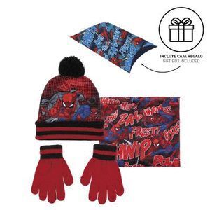 PACK REGALO GORRO CUELLO GUANTES SNOOD SPIDERMAN