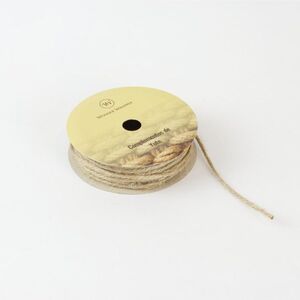 CORDON DE YUTE ROLLO 15MM 3METROS NATURAL