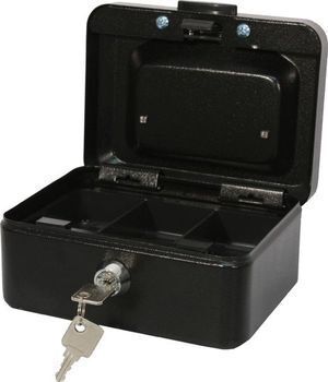 CAJA CAUDALES BISMARK 25CM NEGRO