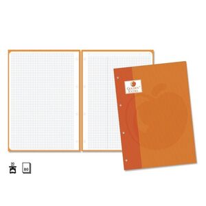 RECAMBIO GOLDEN A4 5X5 80H 90GR NARANJA