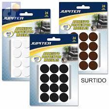 PROTECTOR ADHESIVO FIELTRO REDONDO 24 UNIDADES