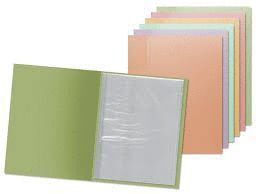 CARPETA A4 20 FUNDAS PP PASTEL