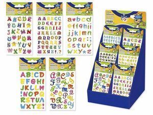 ETIQUETAS LETRAS ADHESIVAS SURTIDAS
